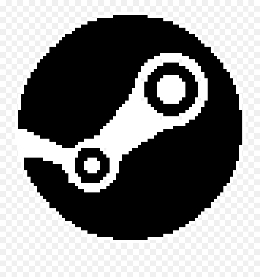Pixilart - Steam Logo By Anonymous Dot Emoji,Steam Logo