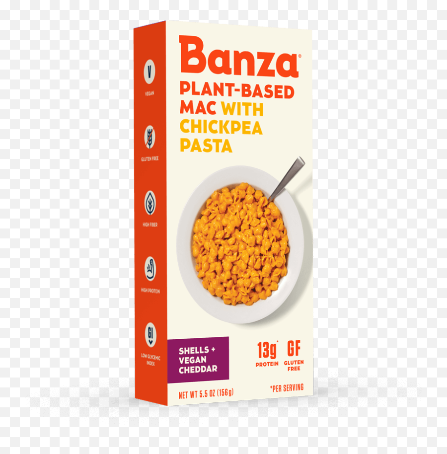 Plant Based Mac - Banza Banza Plant Based Mac And Cheese Emoji,Vegan Png
