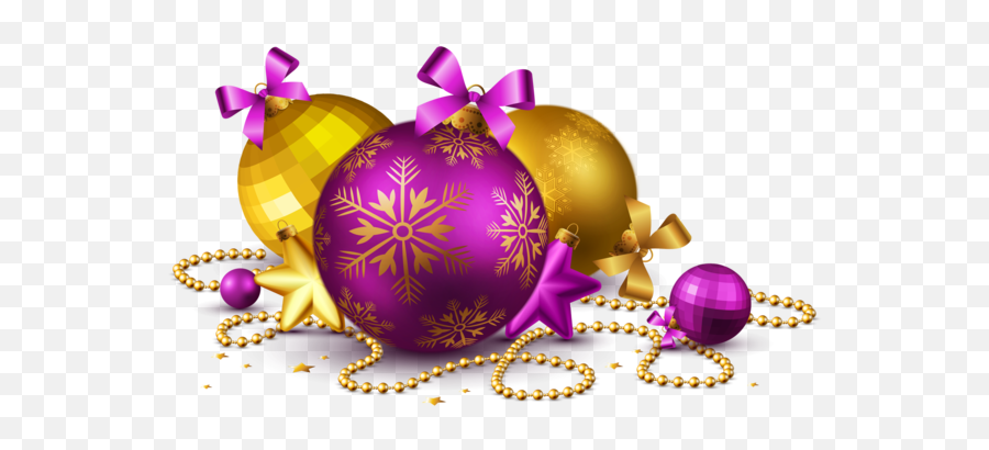 Santa Claus Christmas Gift Decor Purple For Christmas - Christmas Day Emoji,Christmas Decor Png