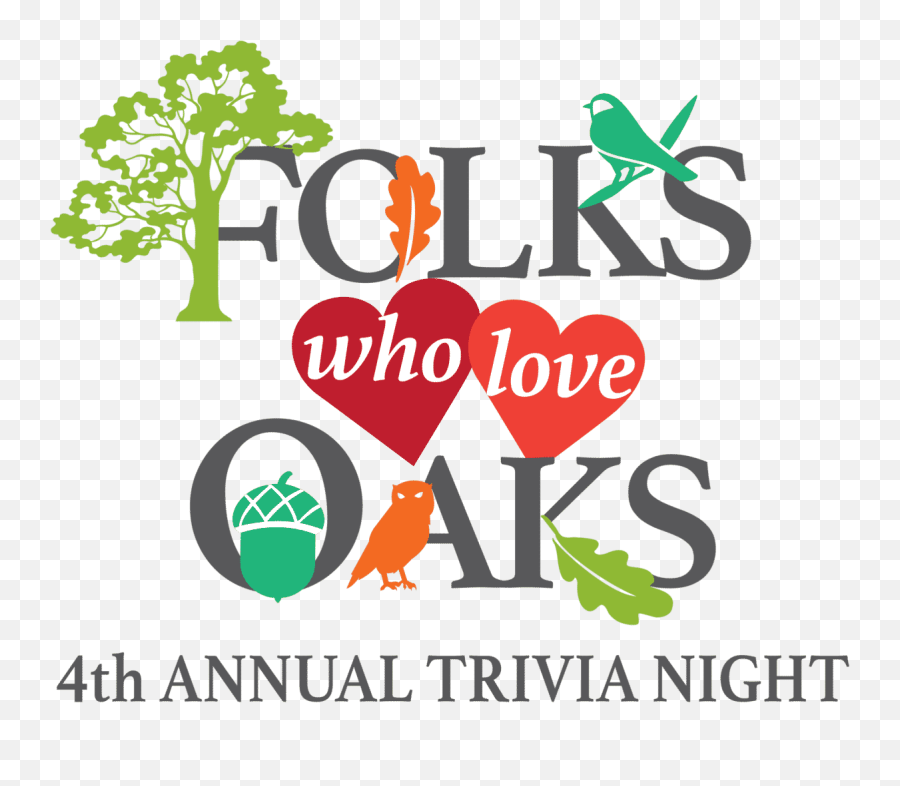 4th Annual Trivia Night - Ancient Oaks Foundation Language Emoji,Logo Trivia