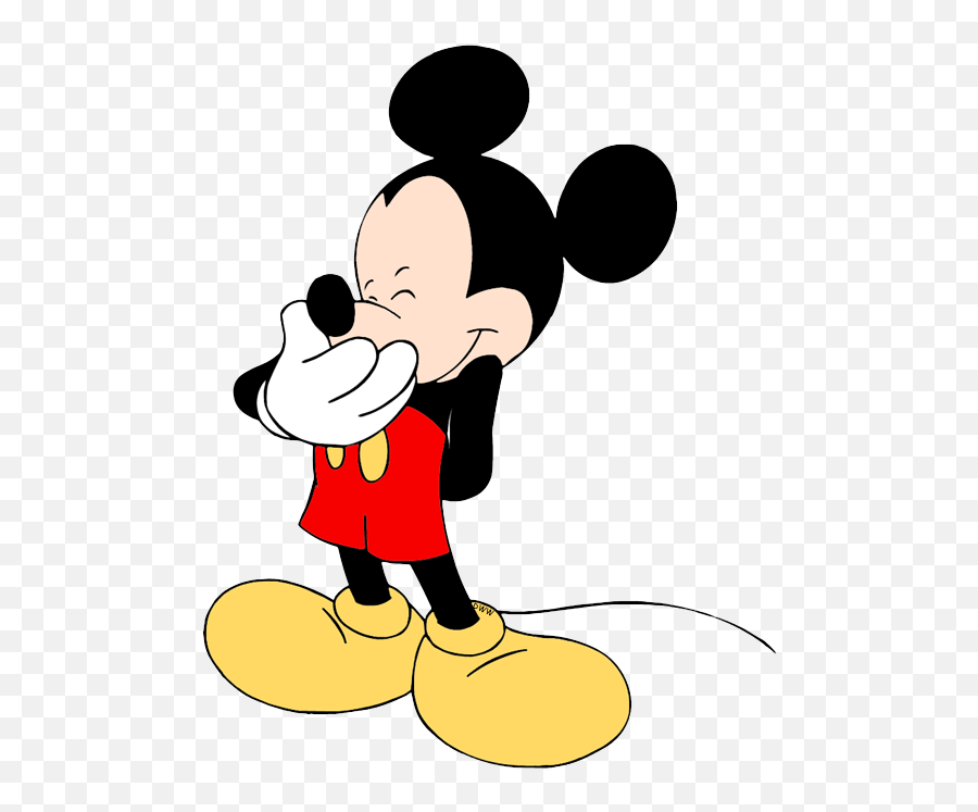 Laughing Mickey Mouse Clip Art - Mickey And Minnie Mouse Laughing Emoji,Laughing Clipart