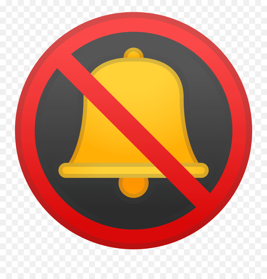 Bell With Slash Emoji Clipart Free Download Transparent,Red Slash Png