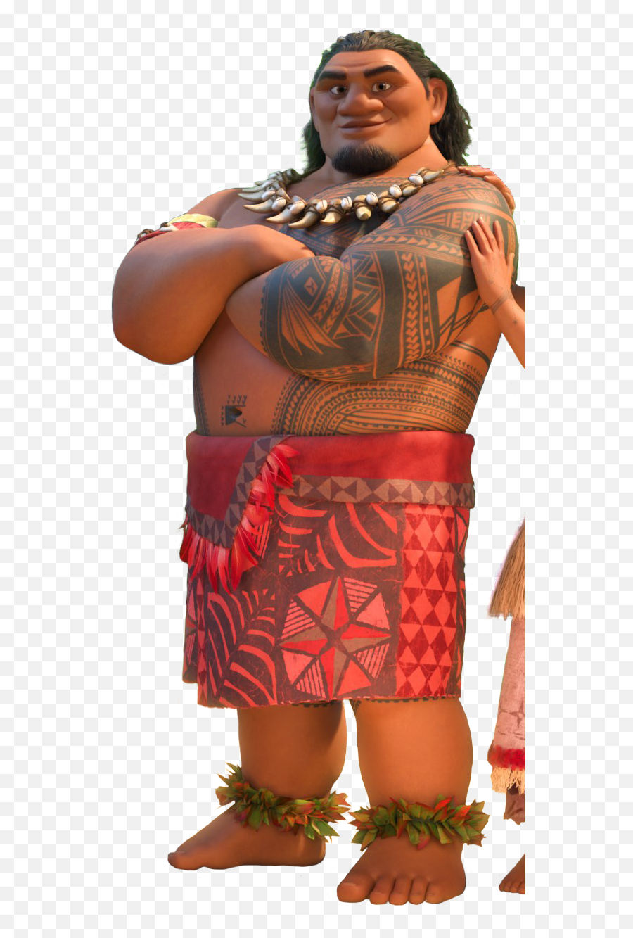 Chief Tui Waialiki Is A Character In The 2797122 - Png Traditional Emoji,Moana Png