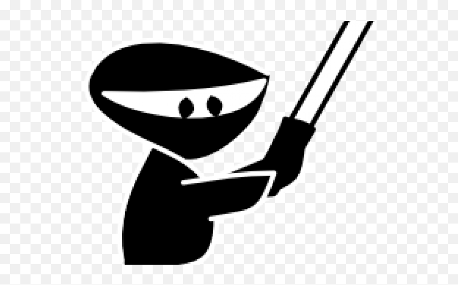 Ninja Clipart Moving - Ninja Clip Art Png Download Full Emoji,Ninja Clipart Black And White