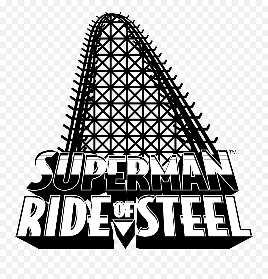 Superman Ride Of Steel Logo Png Transparent U0026 Svg Vector Emoji,Superman Logo Black And White