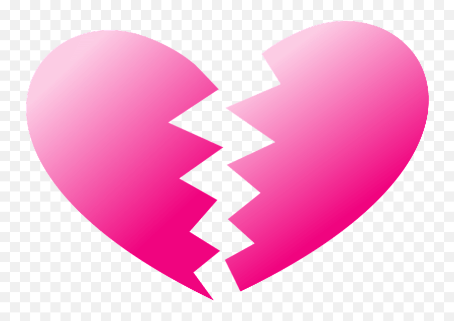 Broken Heart Clipart - Broken Heartclipart Transparent Emoji,Broken Heart Clipart