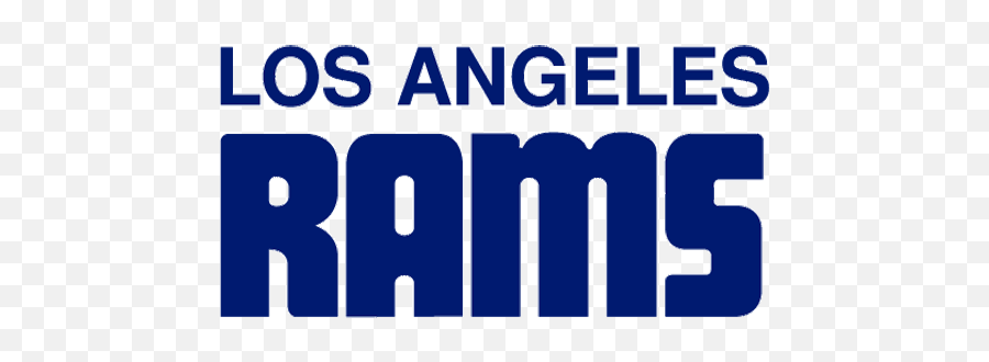 Los Angeles Rams - Logo History Retroseasons La Rams Championships Emoji,Rams Logo