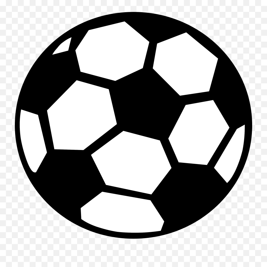 Free Pictures Of Soccer Balls Clipart - Soccer Ball Clipart Black And White Emoji,Soccer Ball Clipart