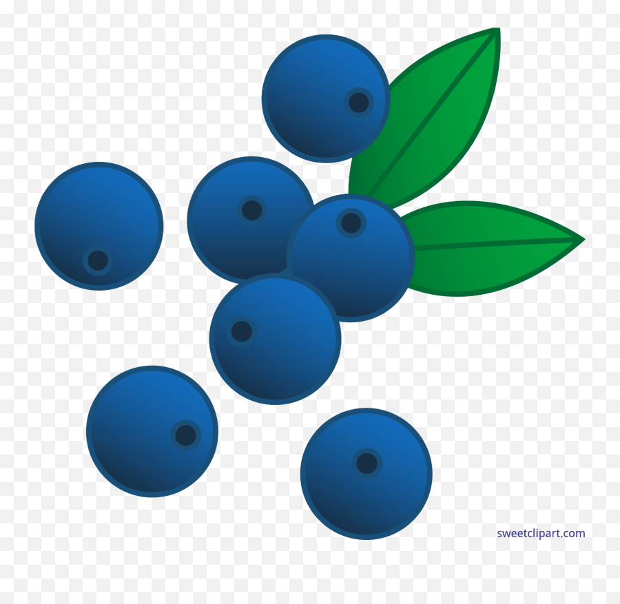 Blueberries Clipart Png Transparent Png - Blueberry Clipart Emoji,Blueberry Clipart