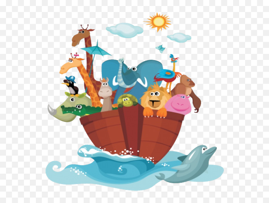 Noahs Ark - Ark Cartoon Png Emoji,Noahs Ark Clipart