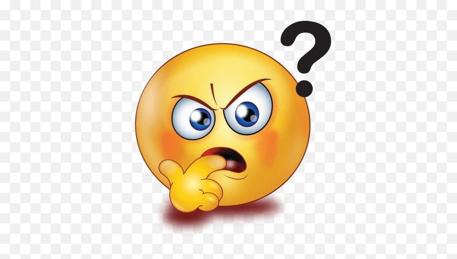 Shocked With Question Mark Emoji - Emoji Png For Thumbnail,Shocked Emoji Png