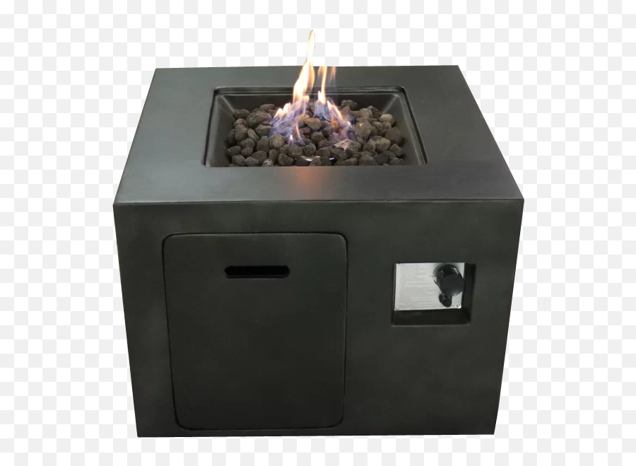 Charcoal Nidhogg Box Polyresin And Stainless Steel Propanenatural Gas Fire Pit Charcoal - Cylinder Emoji,Fire Pit Png