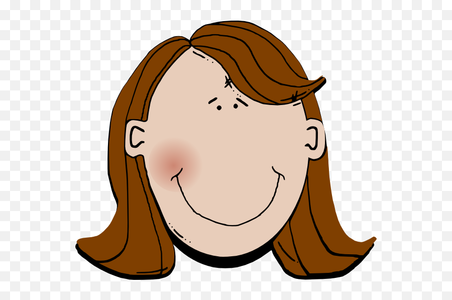 Brown Hair Clip Art - Brown Hair Clipart Emoji,Hair Clipart