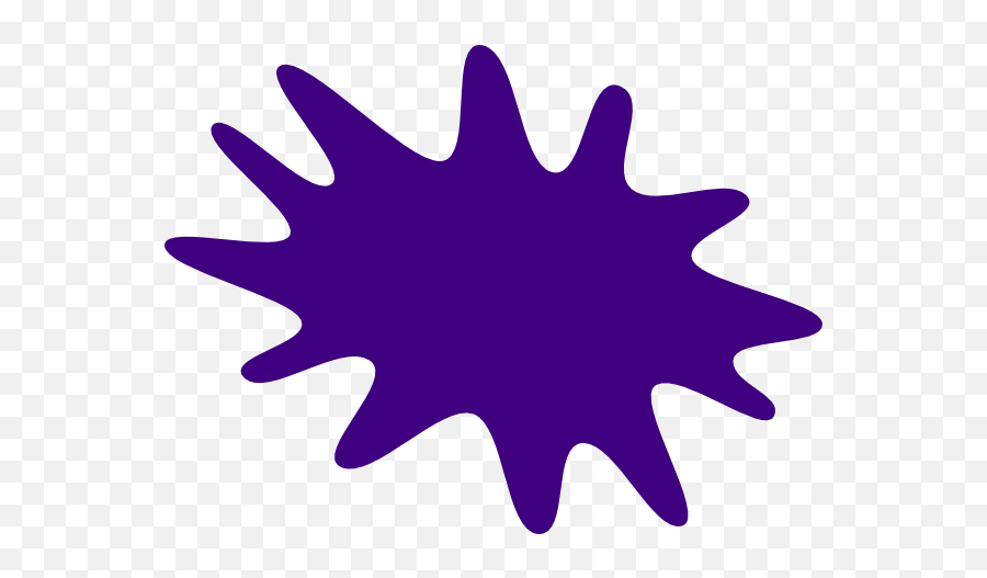 Purple Splat Clip Art At Clkercom - Vector Clip Art Online Splat Puddle Clip Art Emoji,Puddle Clipart