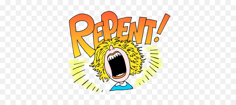 Repent Emoji,Scream Clipart
