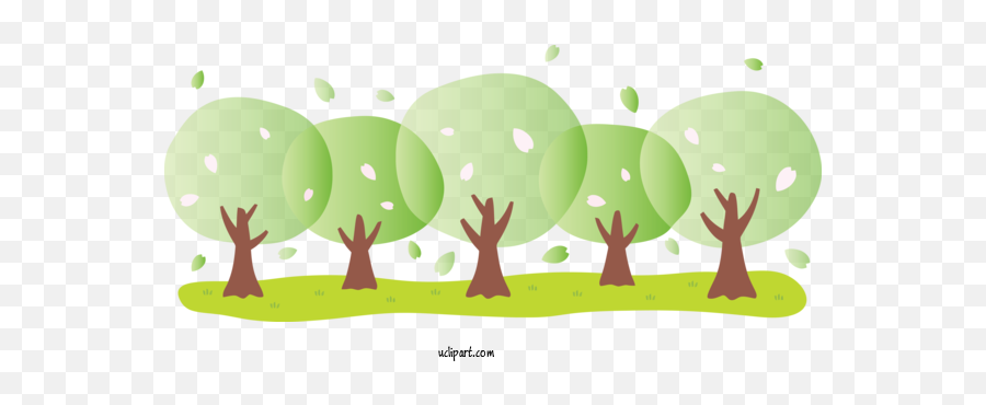 Nature Green Tree Grass For Tree - Tree Clipart Nature Clip Art Emoji,Grass Clipart Transparent