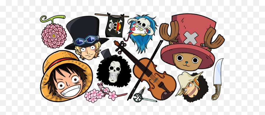 One Piece Cursor Collection - Custom Cursor Emoji,One Piece Logo Png