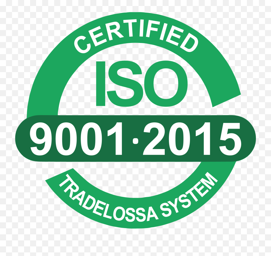 Tradelossa Is Now Iso 90012015 Certified Emoji,Ingles Logo