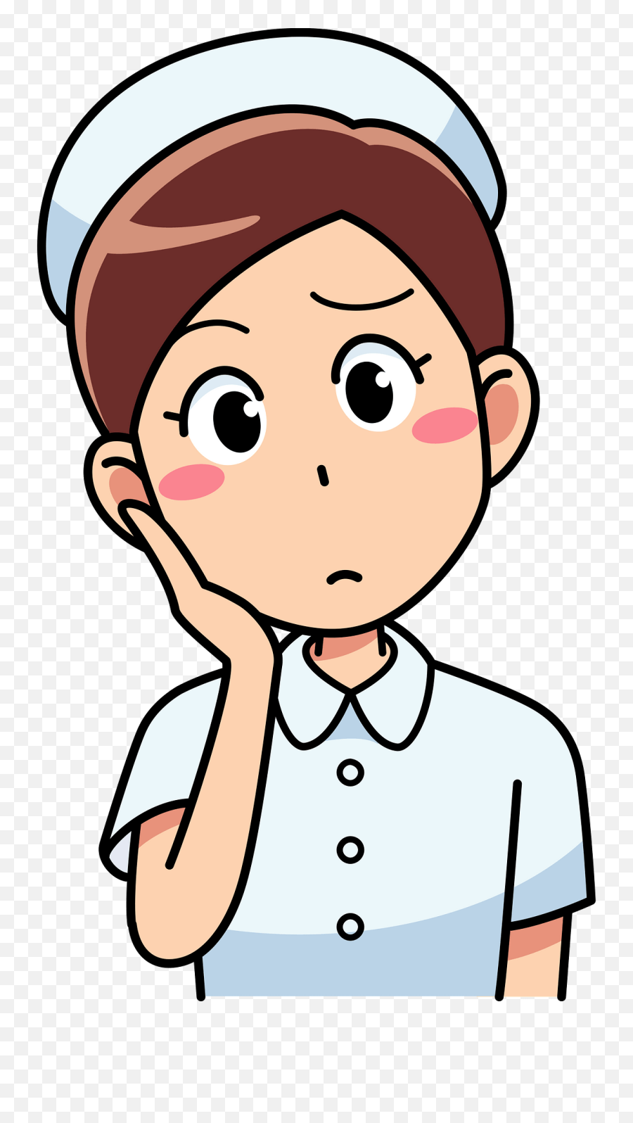 Nurse Clipart - Nurse Cartoon Png Emoji,Nurse Clipart
