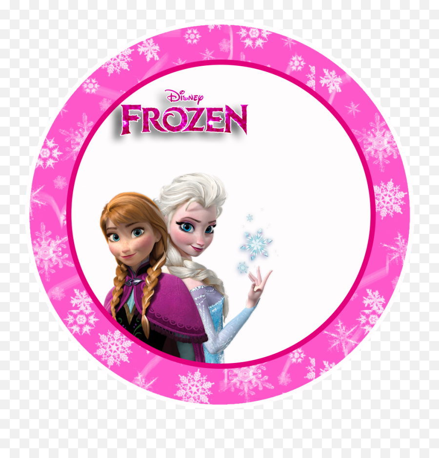 Frozen Clipart Pink Frozen Pink Transparent Free For - Happy Birthday Circle Frame Png Emoji,Elsa Png