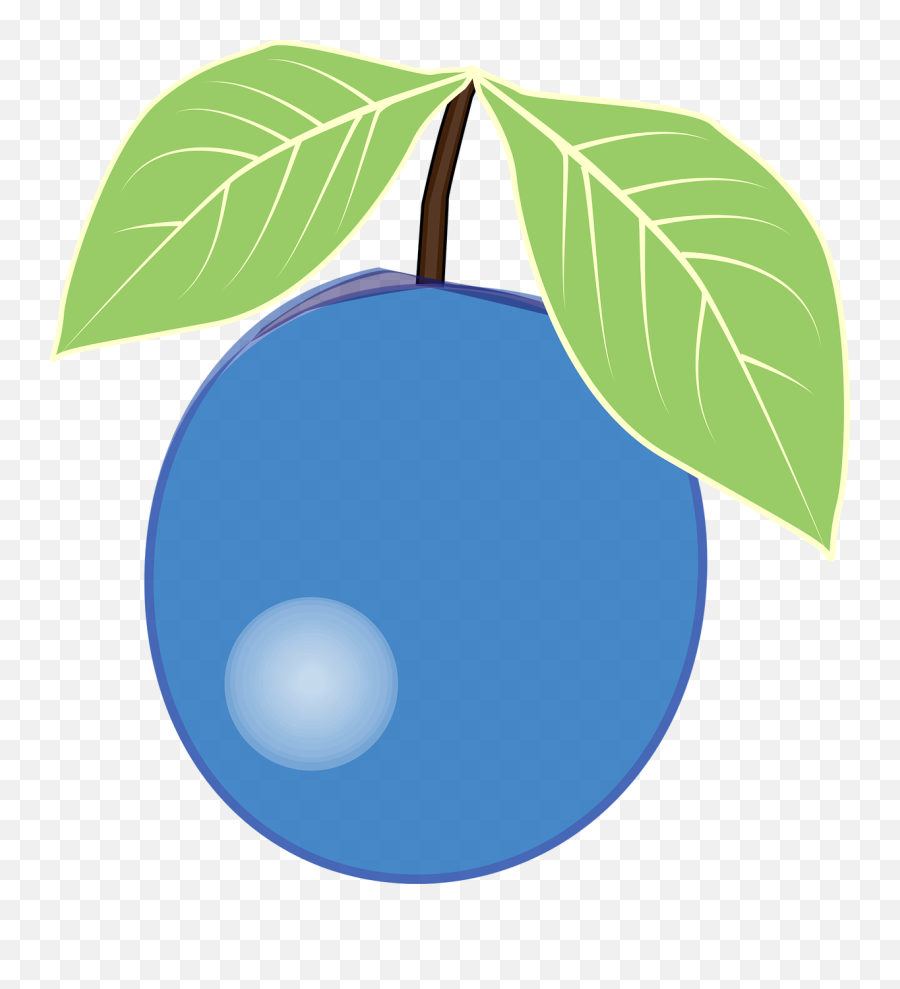 Clipart Blueberry - Blueberry Fruit Clip Art Emoji,Blueberry Clipart