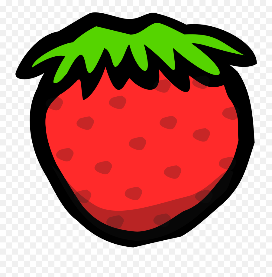 Cartoon Strawberry Svg Vector Cartoon - Strawberry Clip Art Emoji,Strawberry Clipart