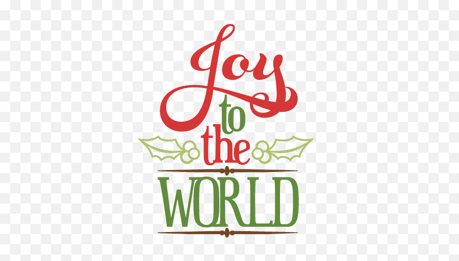 Hero Arts Mounted Rubber Stamps Joyful - Joy To The World Christmas Png Emoji,Joy Clipart