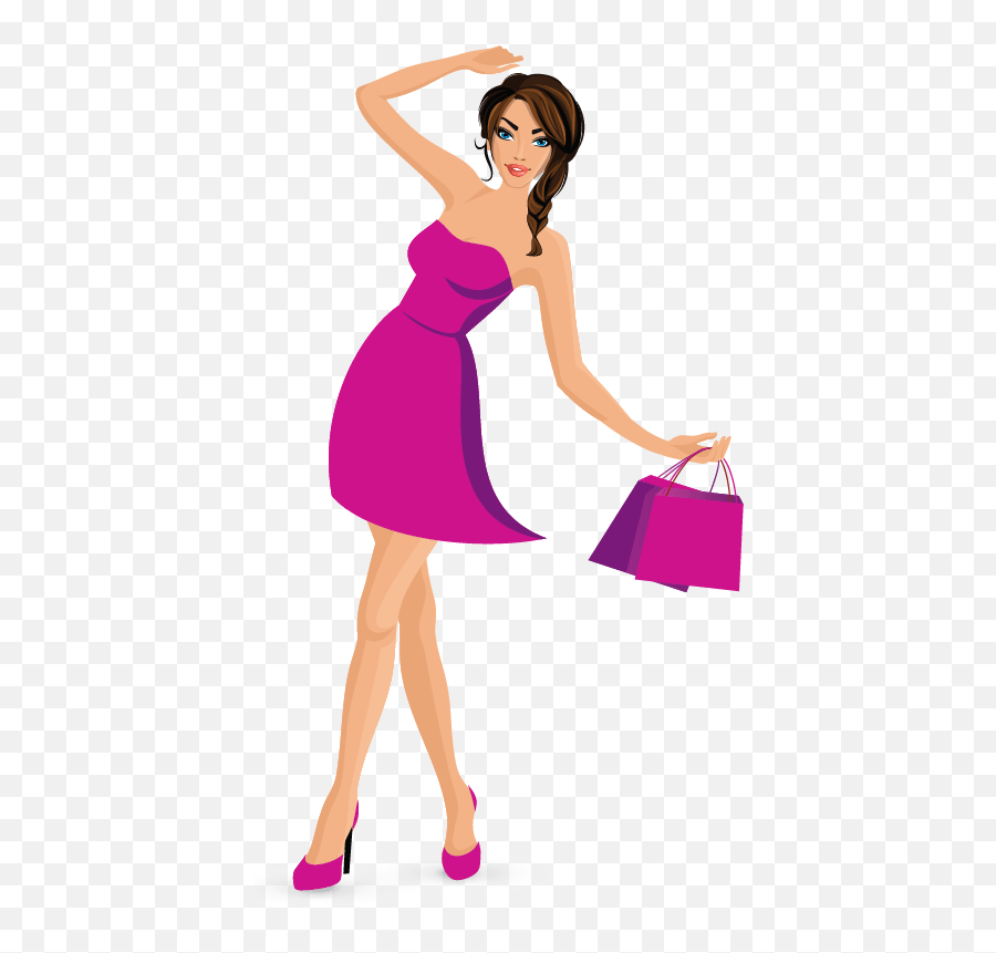 Make Fashion Shopping Logo Design - Fashion Lady Shopping Logo Design Emoji,Shopping Logo