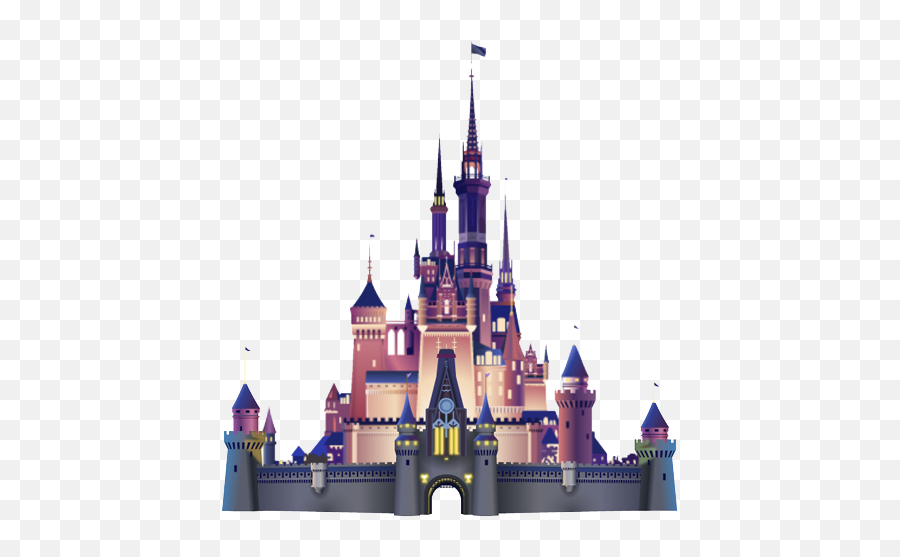Disney Castle Tower Transparent Png - Castle Disney World Clipart Emoji,Disney Castle Png