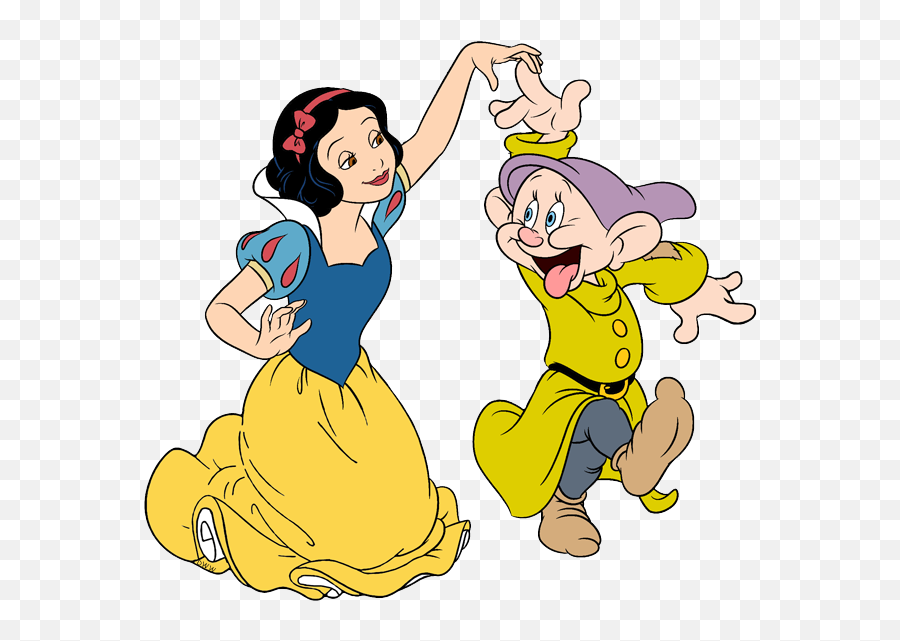 Disney Snow White And The Seven Dwarfs Png Image Background - Snow White And Dopey Emoji,Snow Background Png