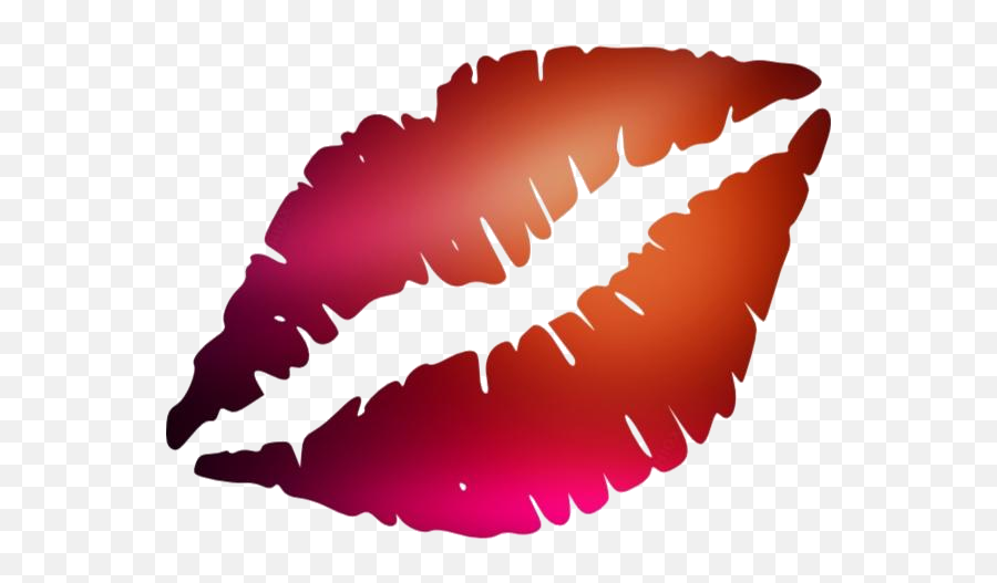 Transparent Kiss Lips Emoji Clipart Kiss Lips Emoji Png - Red Lips Watercolor Painting,Kiss Lips Png