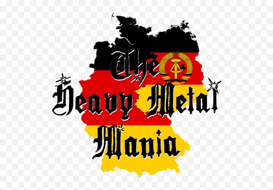 The Heavy Metal Mania - The German Hard Rock And Heavy Metal German Flag Map Emoji,Queensryche Logo