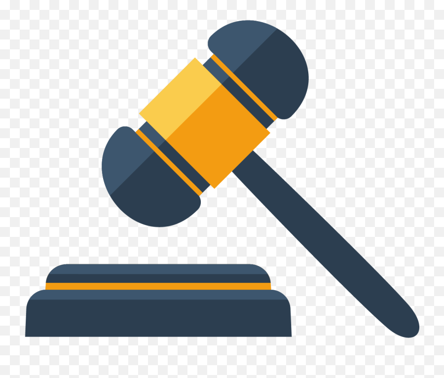 Law Vector Png - Judge Hammer Png Vector Emoji,Law Png