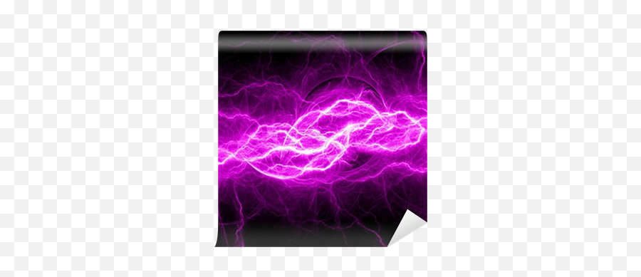 Purple Electrical Power Lightning Wall - Good Thought On Engineer Day Emoji,Purple Lightning Png