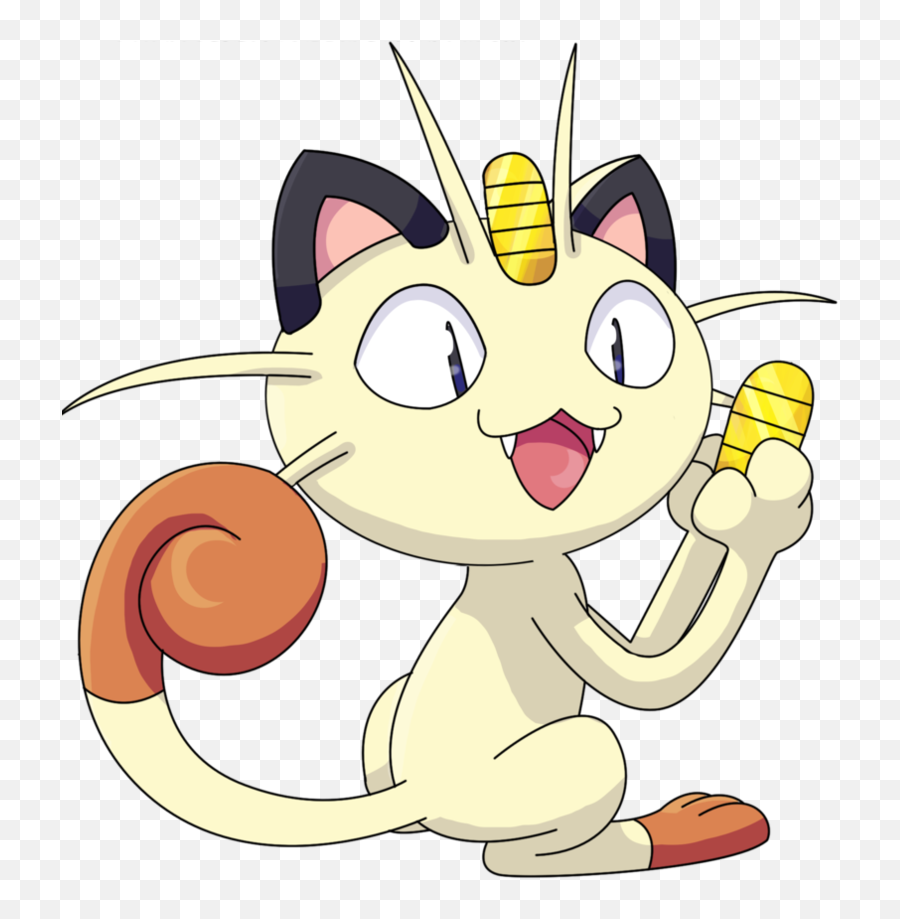 Meowth - Pokemon Png Meowth Emoji,Meowth Png