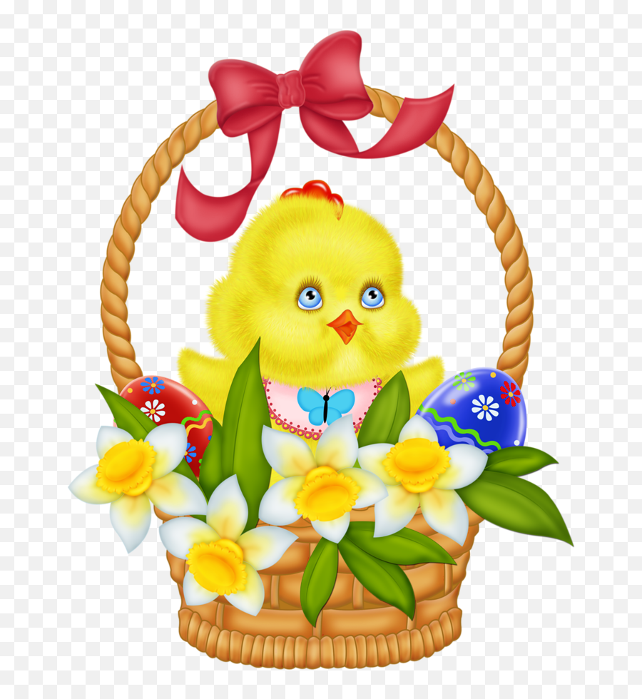Easter Basket Png Emoji,Easter Chick Clipart