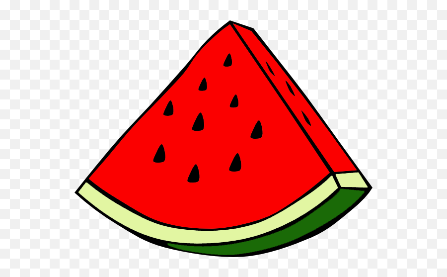 Fruit Clip Art Transparent Free - Watermelon Fruit Clipart Emoji,Water Melon Clipart