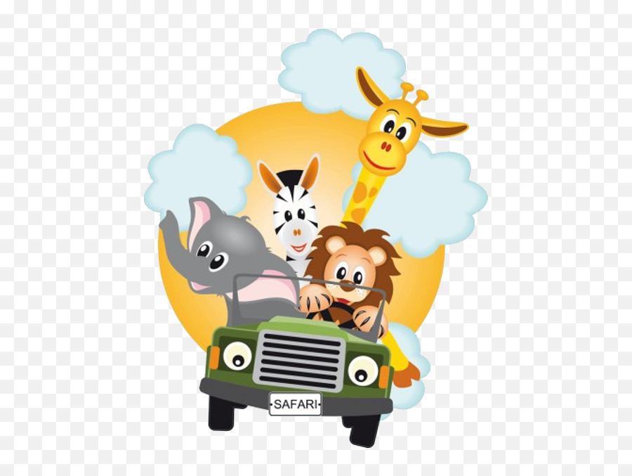 Safari Sticker Party - Baby Animals Png Download 600600 Emoji,Transparent Animals