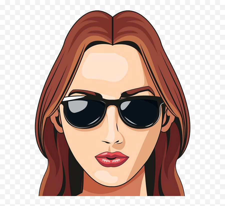 Sunglasses Clipart - Clipartworld Female Cartoon With Sunglasses Emoji,Cool Sunglasses Png