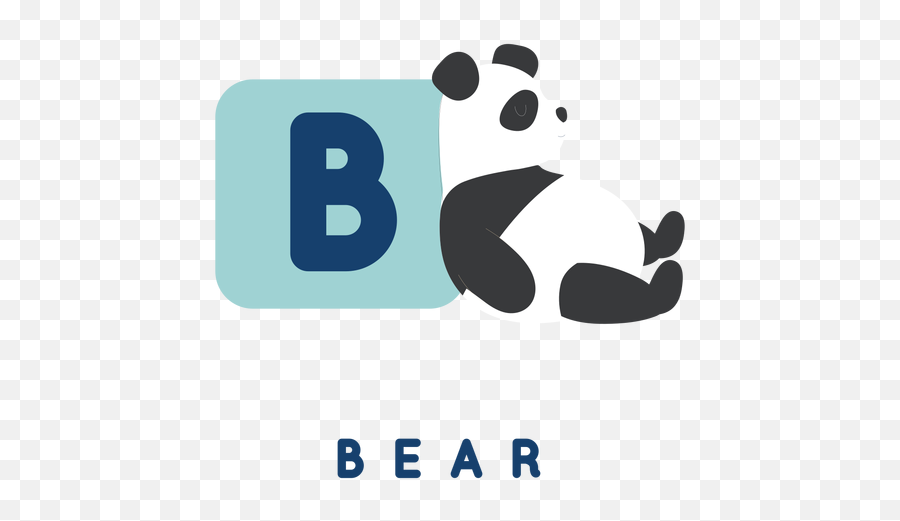 Letter B Bear Alphabet - Transparent Png U0026 Svg Vector File Emoji,Letter B Logo