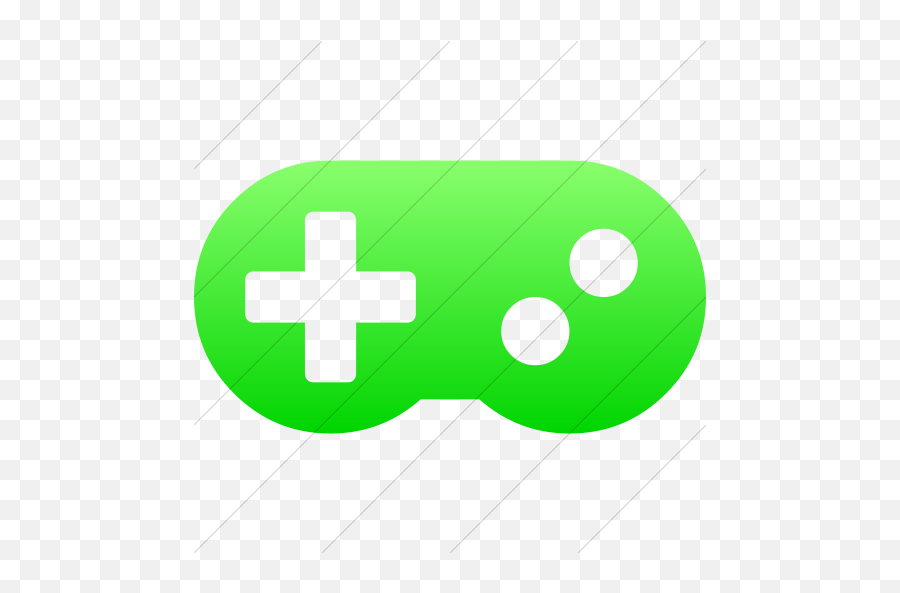 Iconsetc Simple Ios Neon Green Gradient Bootstrap Font Emoji,Game Controller Icon Transparent