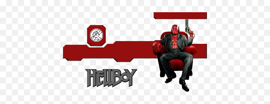 Hellboy Png Clipart - Hell Boy Logo Png Full Size Png Emoji,Hell Clipart