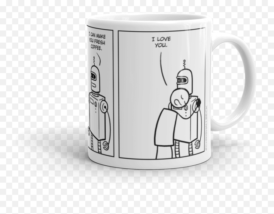 Robot Love Mug Emoji,Doodlebob Png