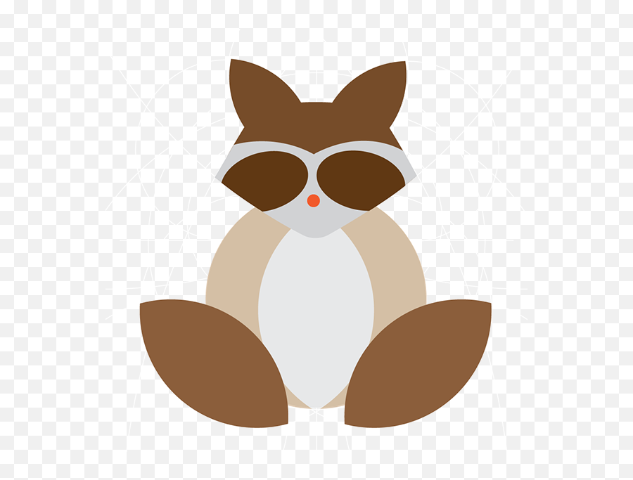 Raccoon - Logo Animal On Behance Emoji,Animal Logo Design
