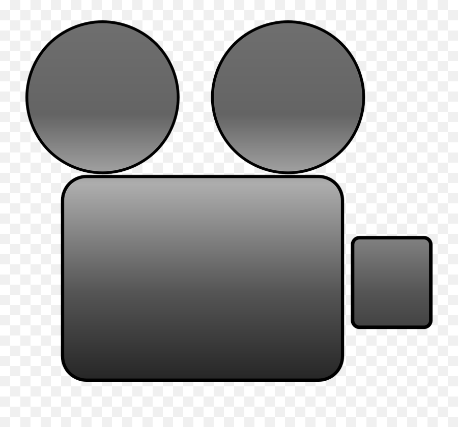 Video Clip Art 2 2 - Video Image Public Domain Emoji,Video Clipart