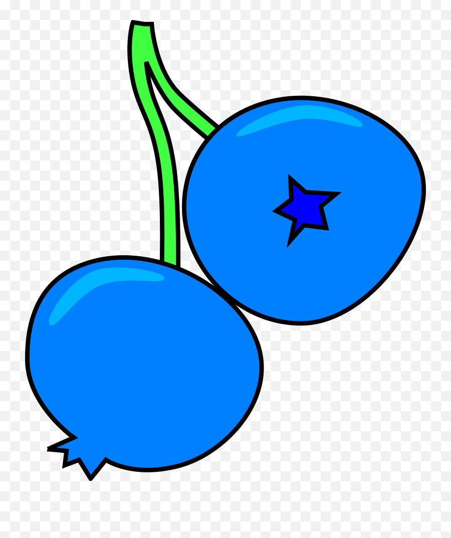 Blueberry Clip Art At Clker - Blue Berry Clipart Emoji,Blueberry Clipart