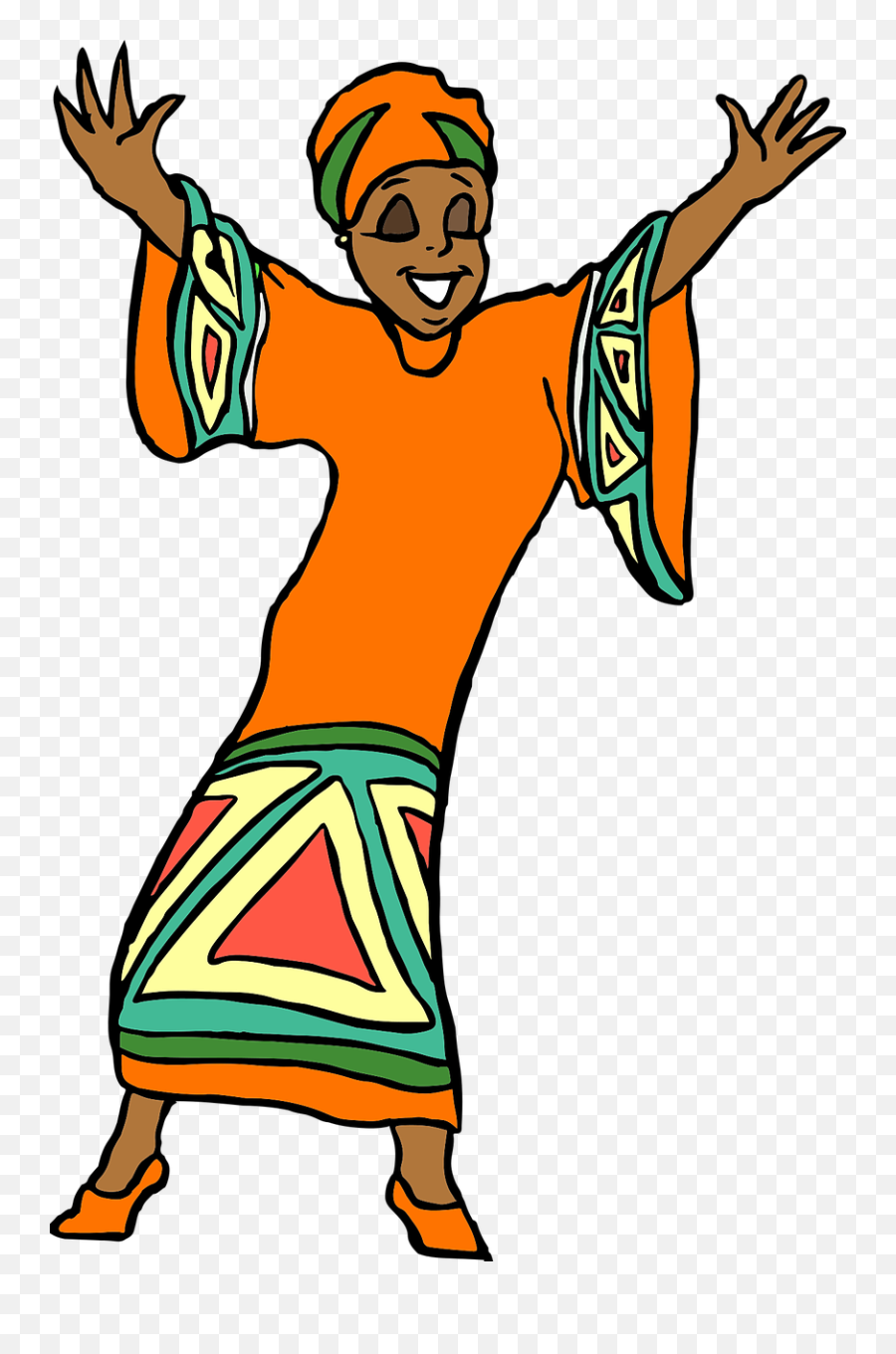 African Woman Traditional Africa - African Clipart Png Emoji,Africa Clipart