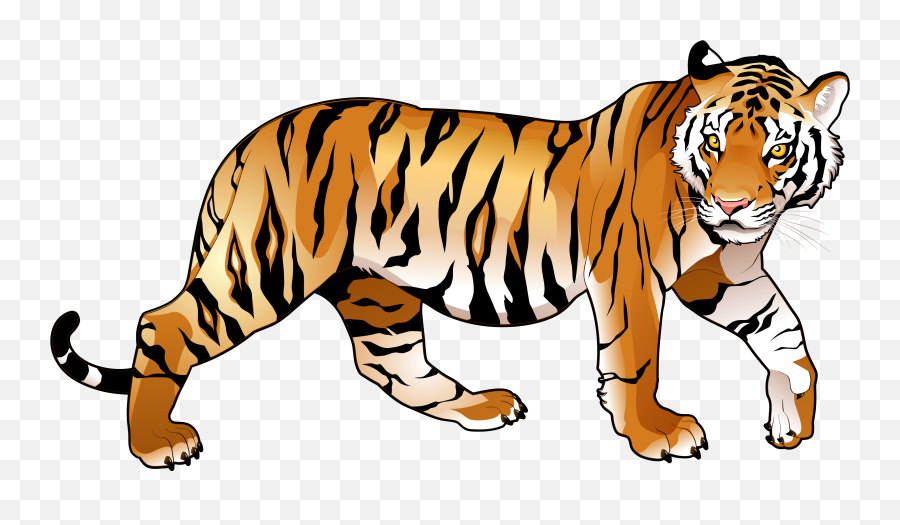 Clipart Animals Tiger Clipart Animals - Tiger Clipart Emoji,Tiger Clipart