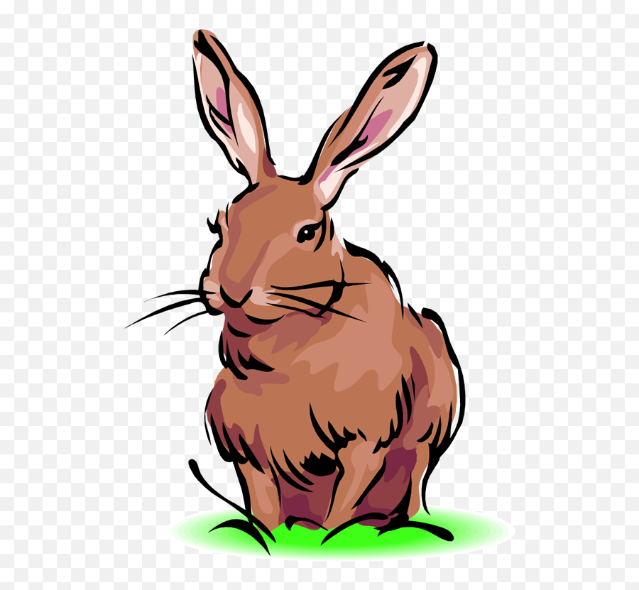 Rabbit Clipart - Hare Clipart Emoji,Bunny Clipart