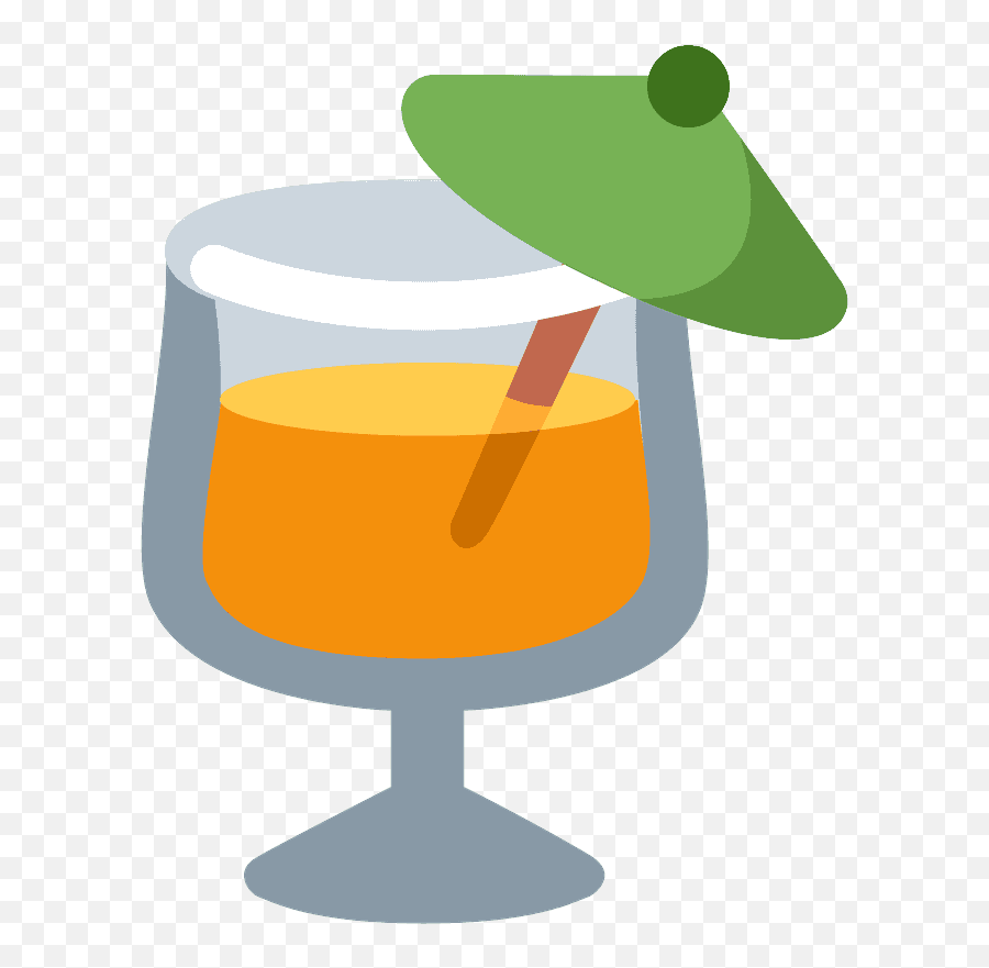 Tropical Drink Emoji Clipart Free Download Transparent Png - Tropical Drink Emoji,Drinks Clipart